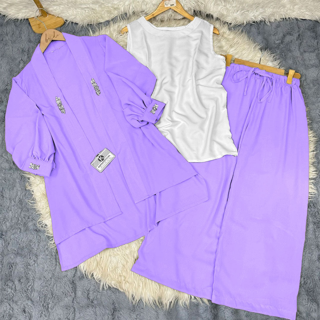 Elegant Shrug Flapper Set 3-Piece Suit