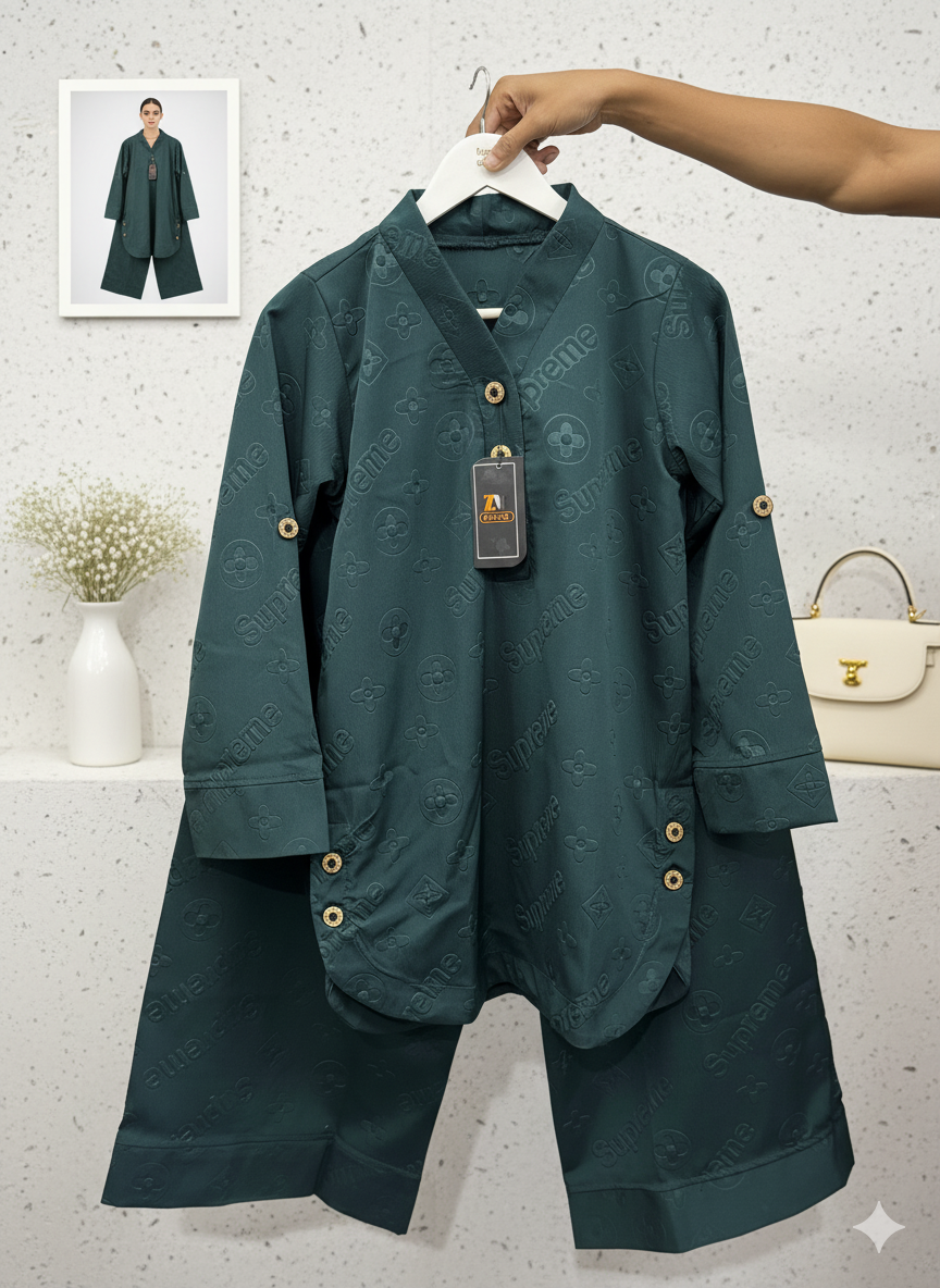 Luxe Embossed Co-ord Set