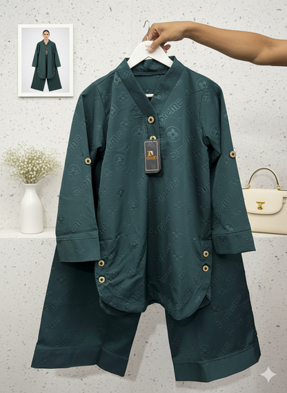 Luxe Embossed Co-ord Set