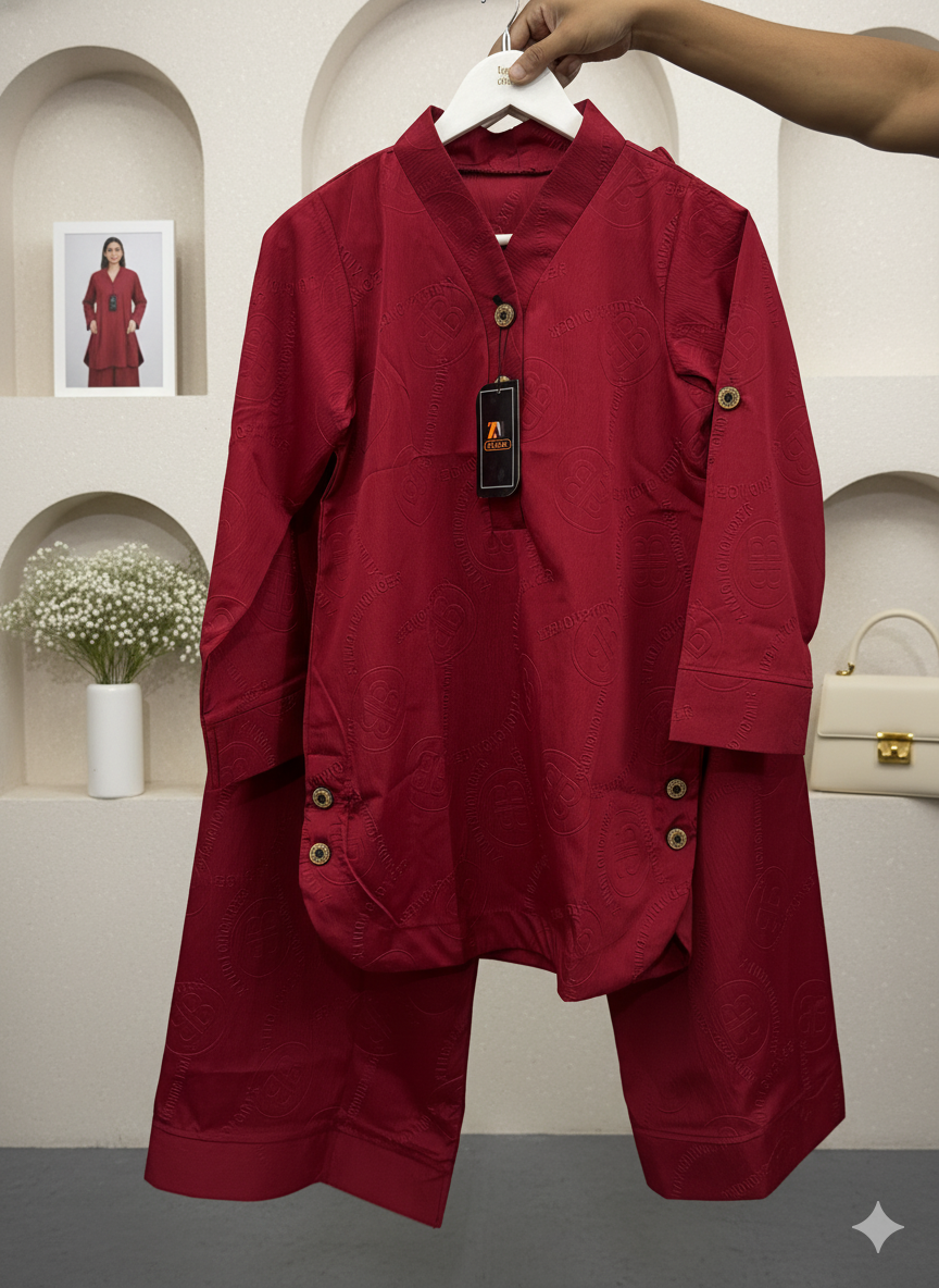 Luxe Embossed Co-ord Set