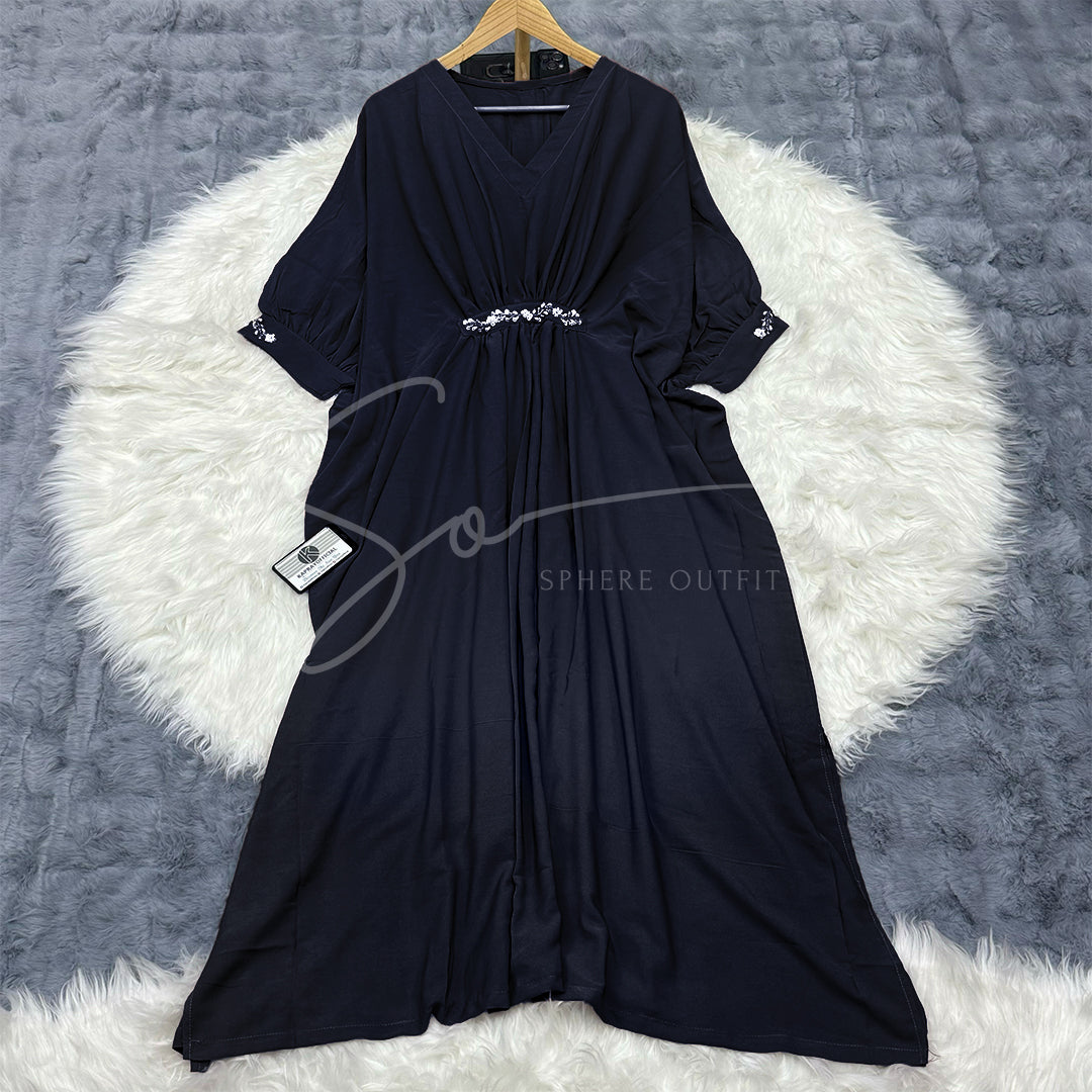 Imported Georgette Kaftan Dress S-1