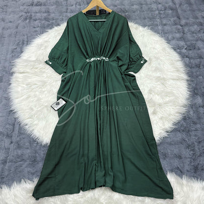 Imported Georgette Kaftan Dress S-1