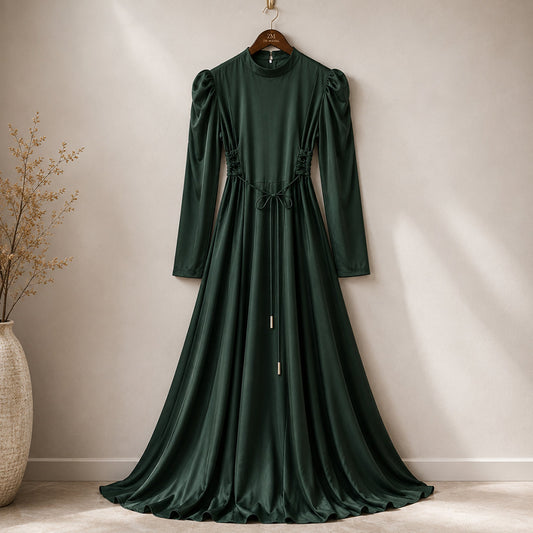 Elegant Flared Maxi Dress S1