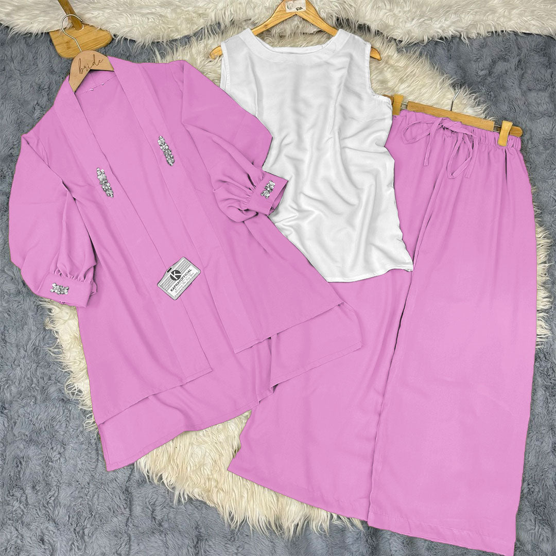 Elegant Shrug Flapper Set 3-Piece Suit