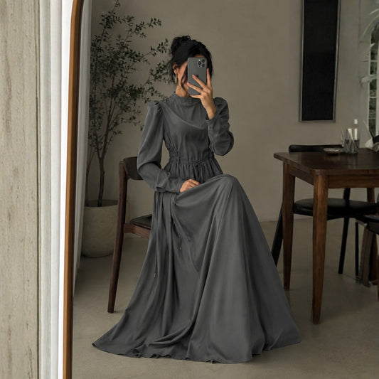 Elegant Flared Maxi Dress S1