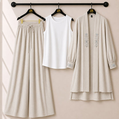 Haya Luxe Handwork Luxury 3Pc Co-ord