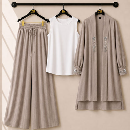 Haya Luxe Handwork Luxury 3Pc Co-ord