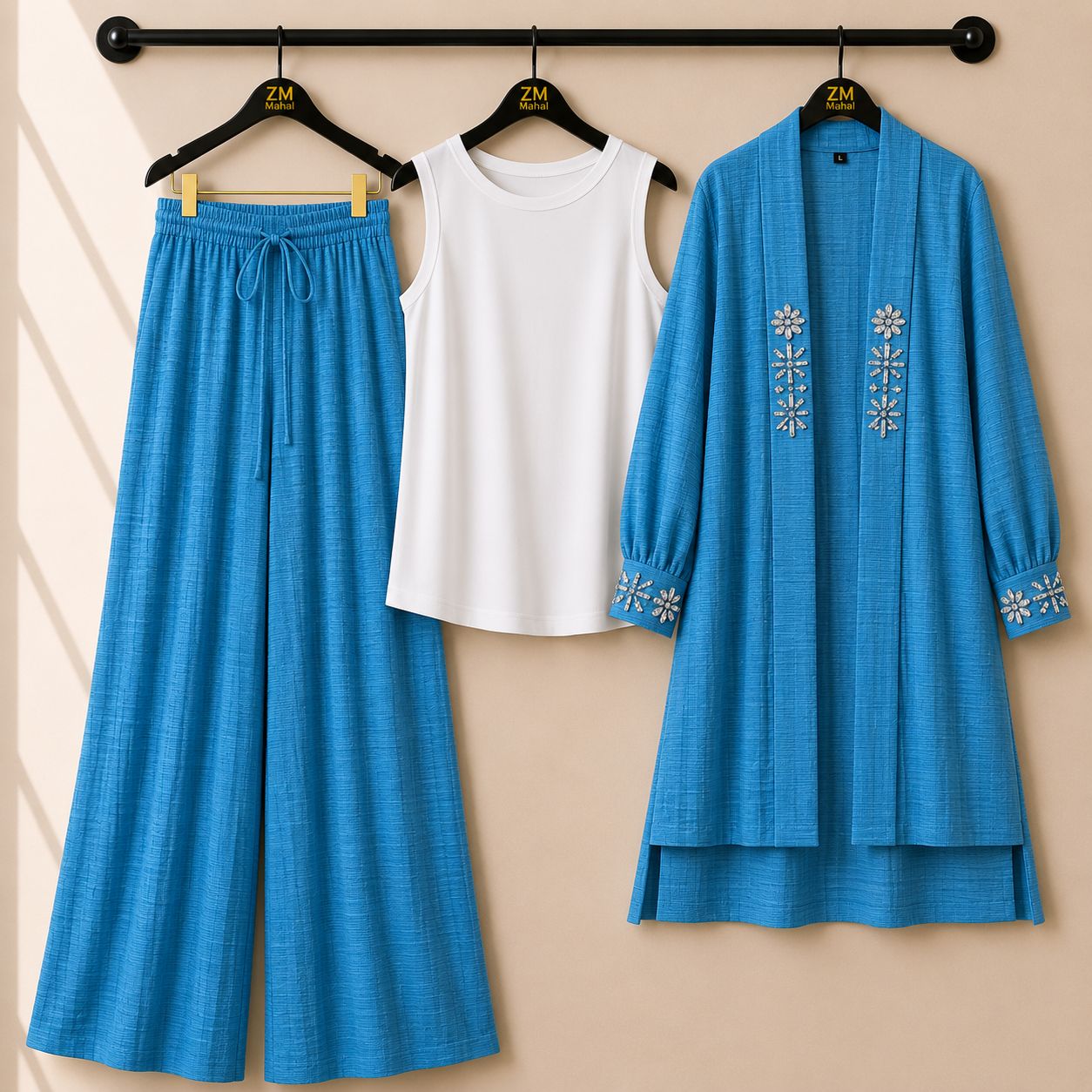 Haya Luxe Handwork Luxury 3Pc Co-ord