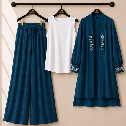 Haya Luxe Handwork Luxury 3Pc Co-ord