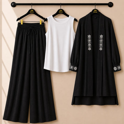Haya Luxe Handwork Luxury 3Pc Co-ord