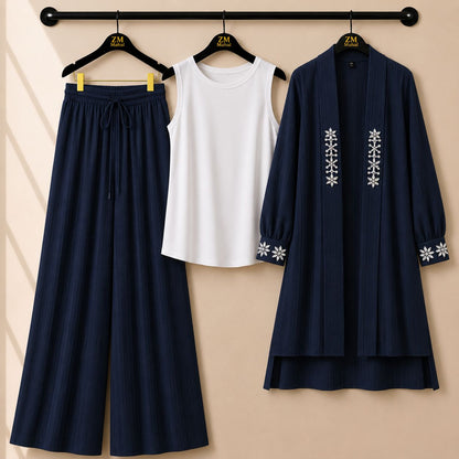 Haya Luxe Handwork Luxury 3Pc Co-ord