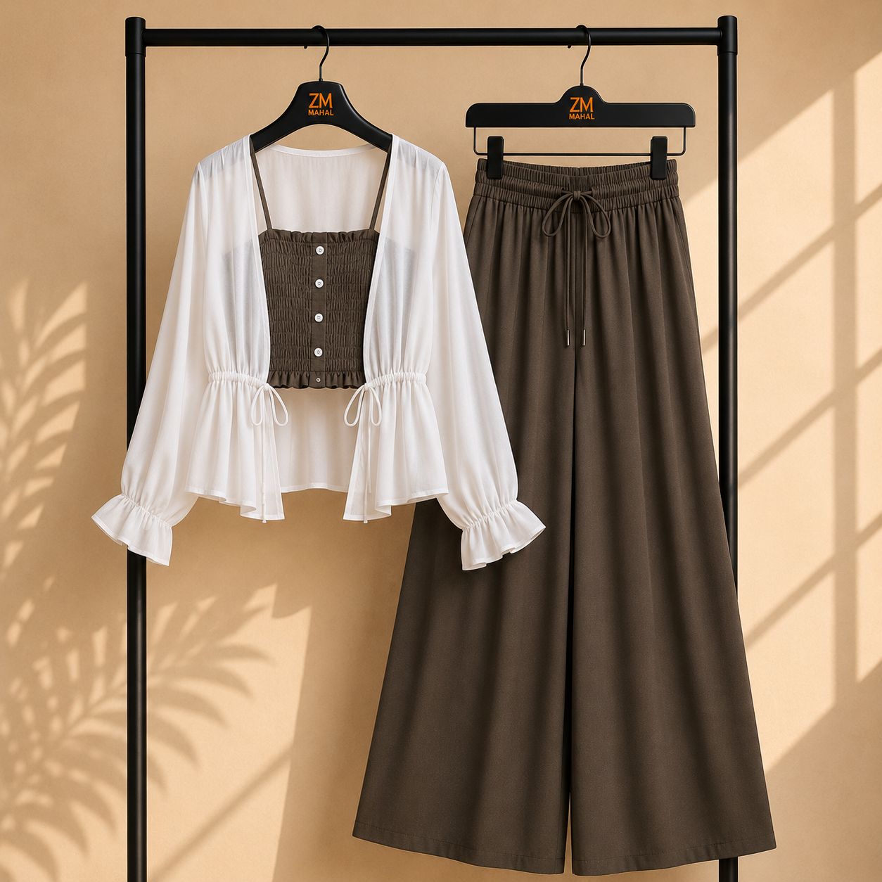 Zümra Sage Shrug 3-Piece