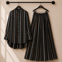 Black Tan Stripe