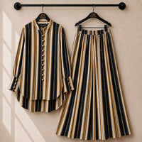 Pure Black Pinstripe