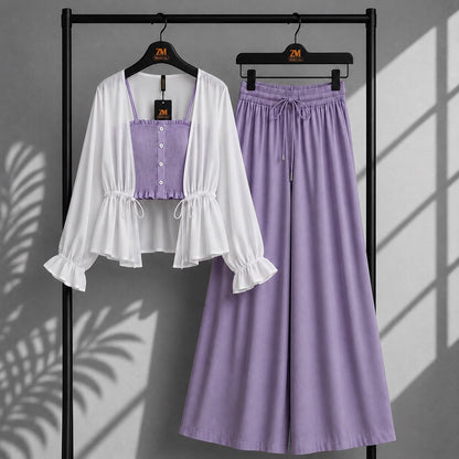 Zümra Sage Shrug 3-Piece