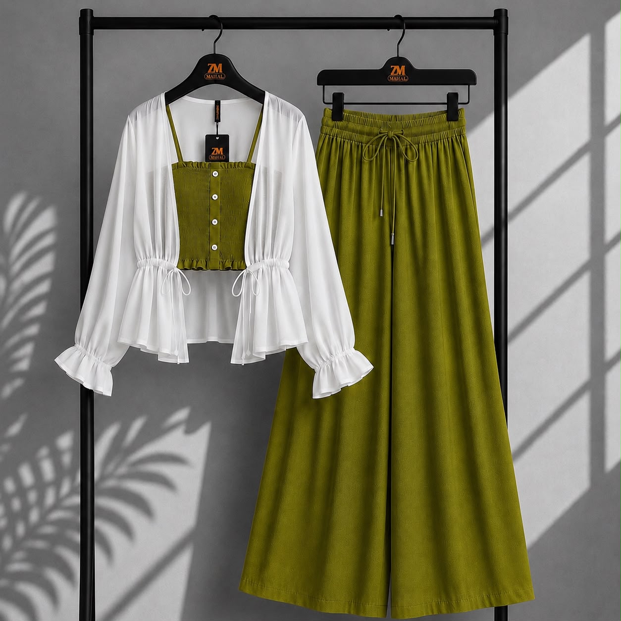 Zümra Sage Shrug 3-Piece