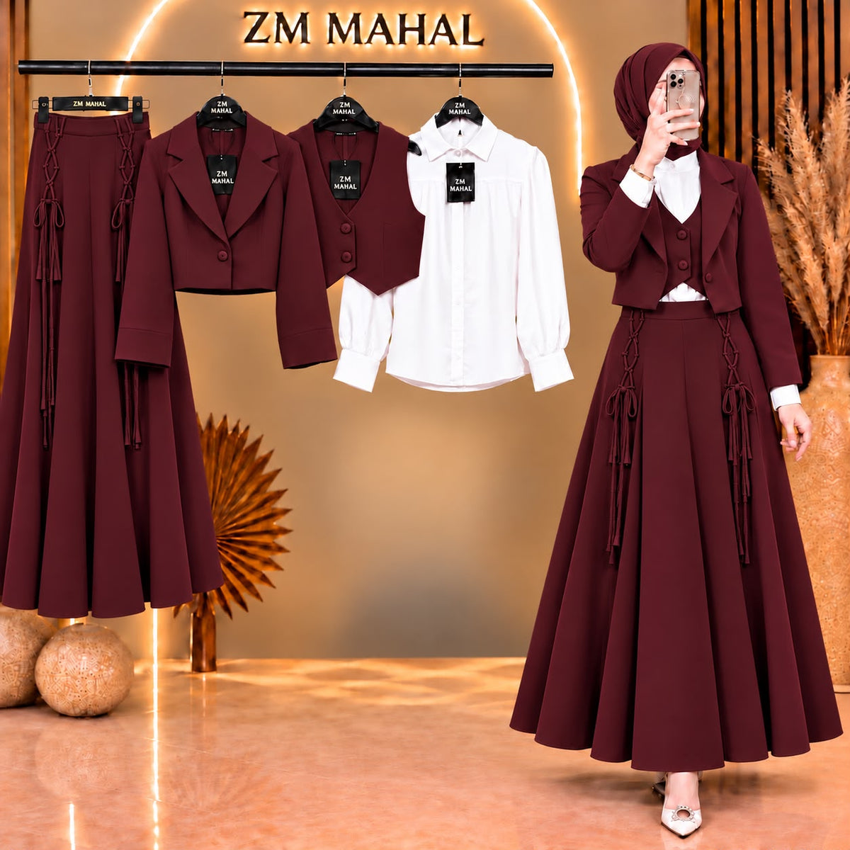 Kahve Asaleti 4-Piece Set ZM-038