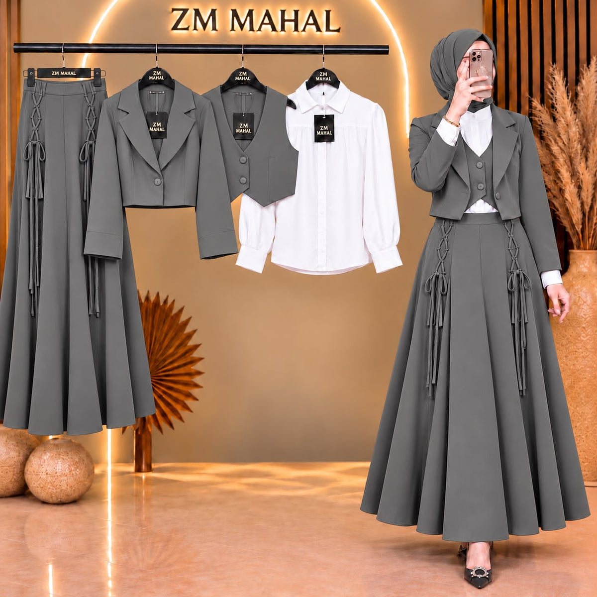 Kahve Asaleti 4-Piece Set ZM-038