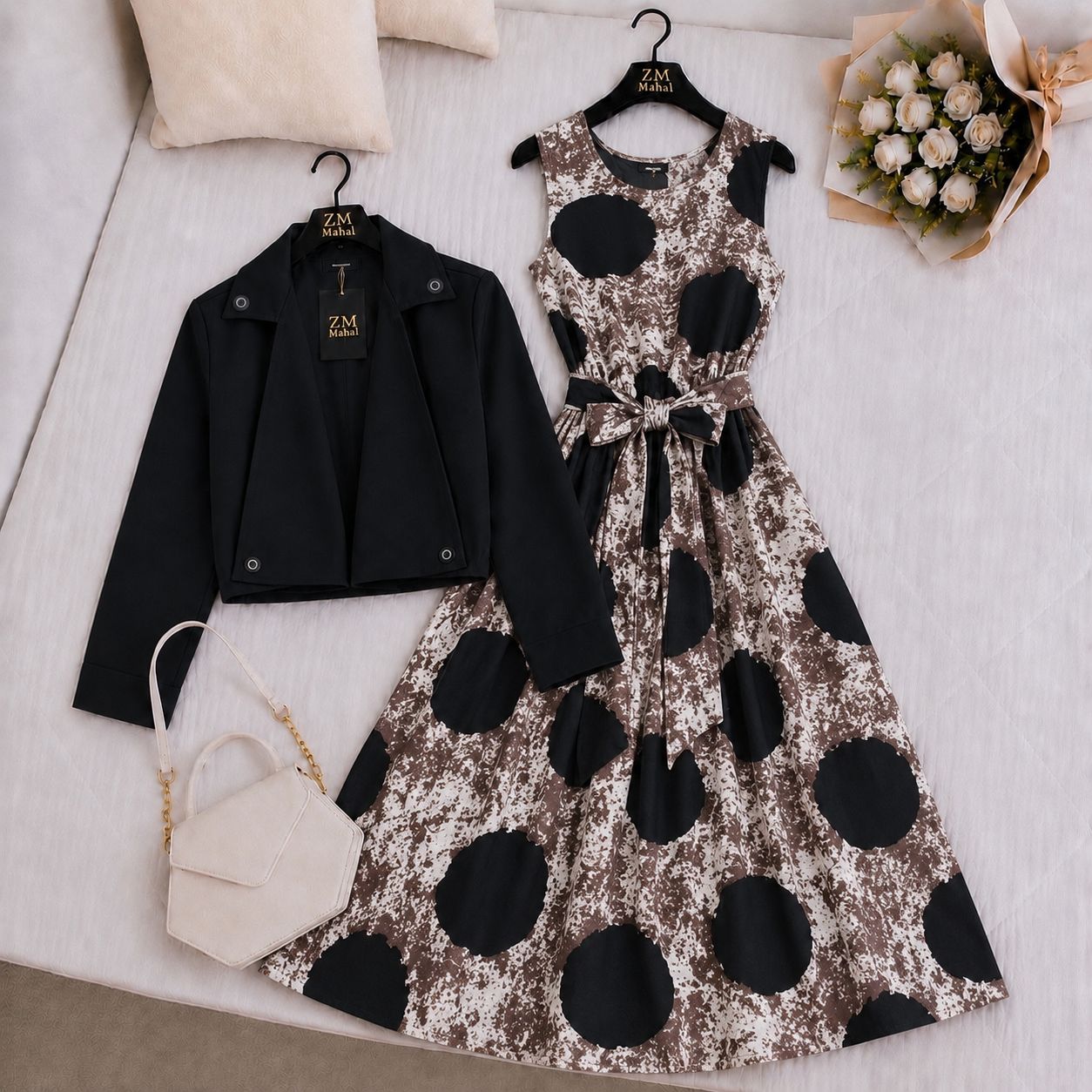 Luxe Bloom Jacket Maxi Set