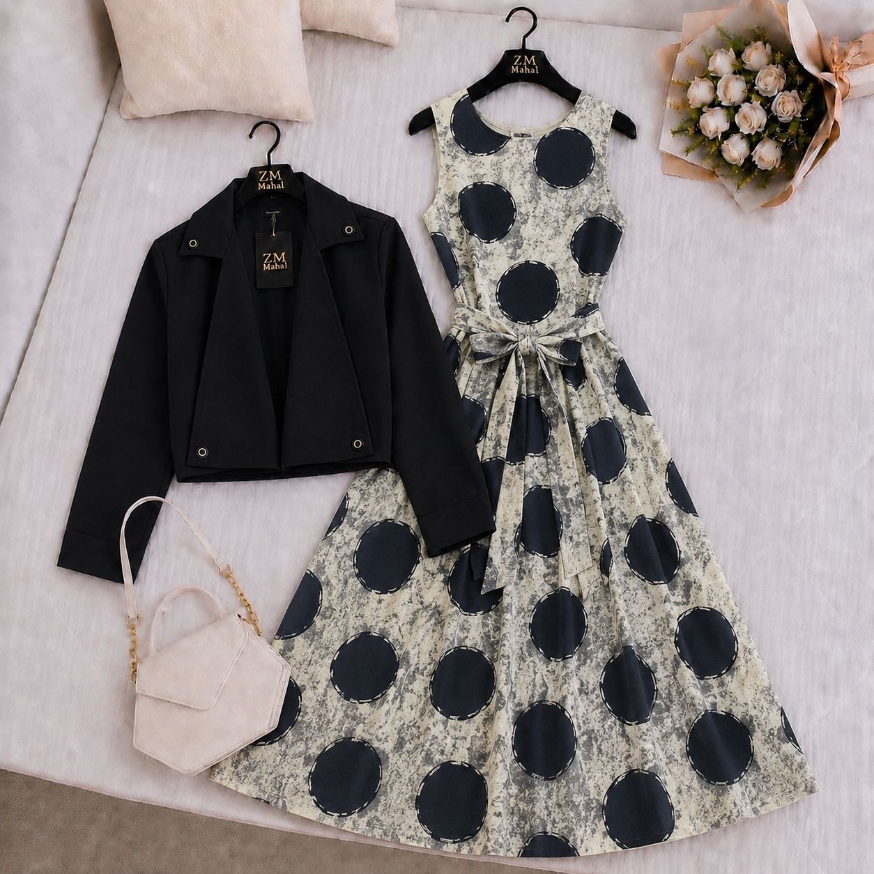 Luxe Bloom Jacket Maxi Set