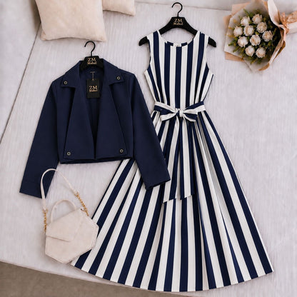 Luxe Bloom Jacket Maxi Set