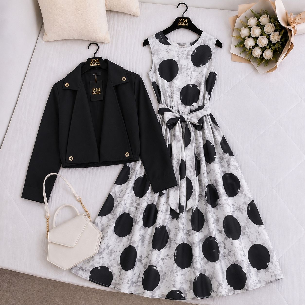 Luxe Bloom Jacket Maxi Set