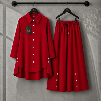 Aylin Turkish High-Low Co-Ord Set | ZM-022