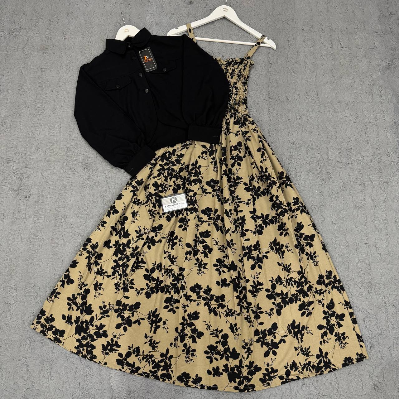 Floral Maxi Dress Set