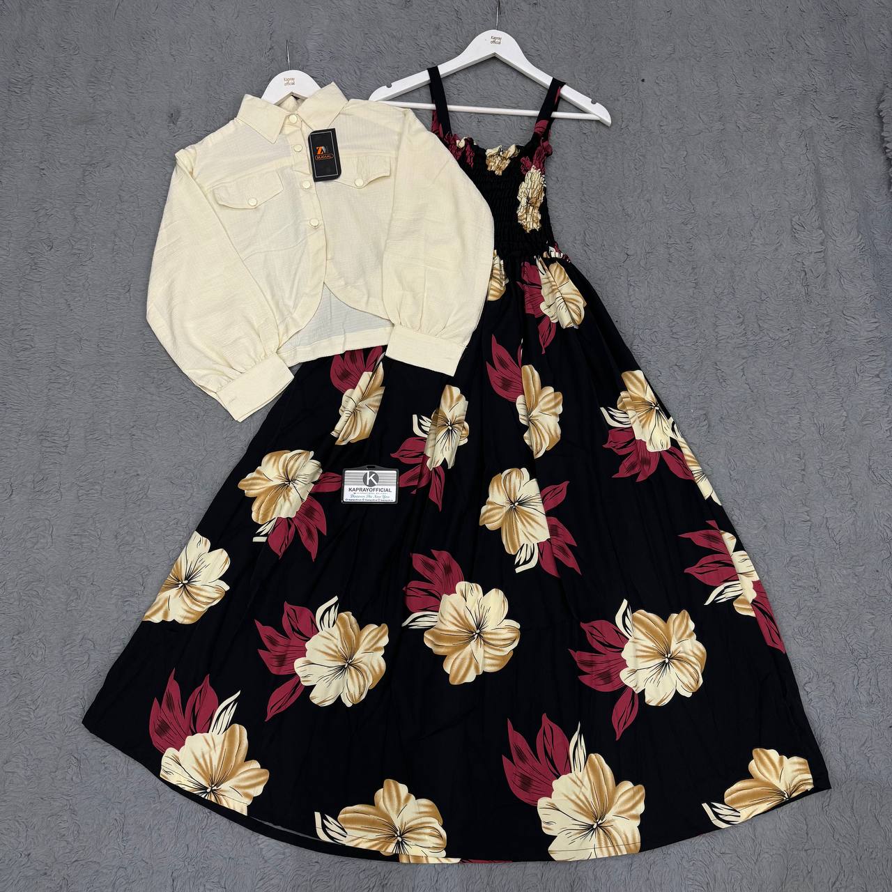 Floral Maxi Dress Set