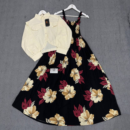 Floral Maxi Dress Set