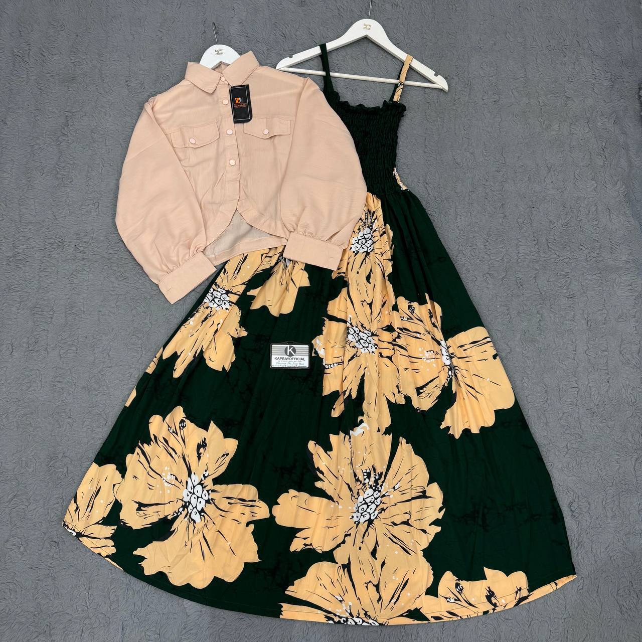 Floral Maxi Dress Set