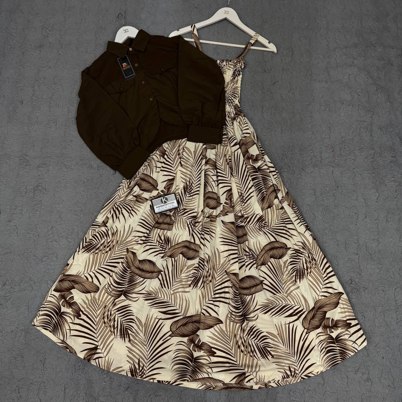 Floral Maxi Dress Set