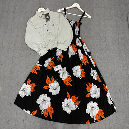 Floral Maxi Dress Set