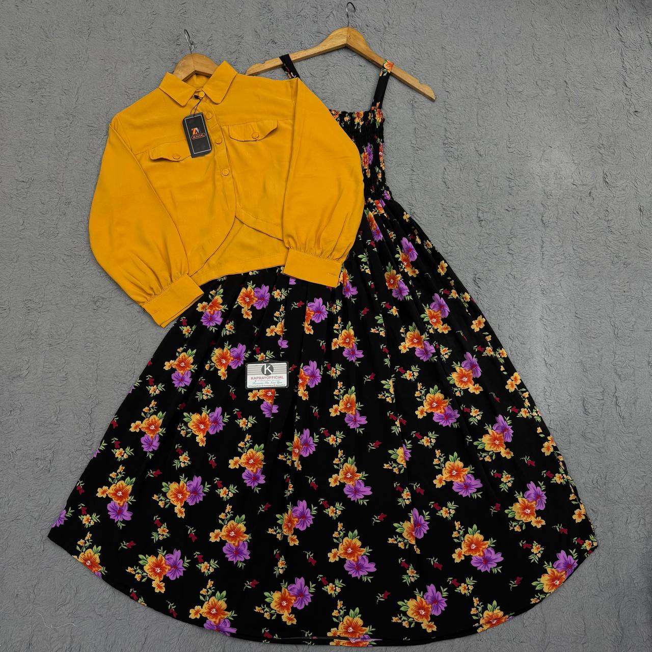 Floral Maxi Dress Set