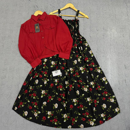 Floral Maxi Dress Set