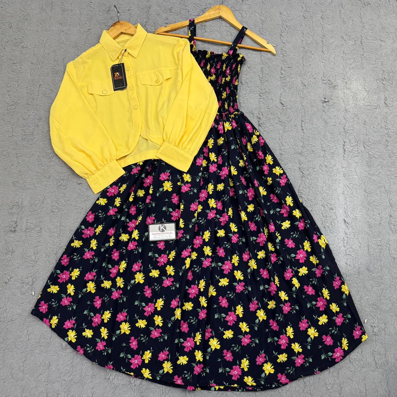 Floral Maxi Dress Set