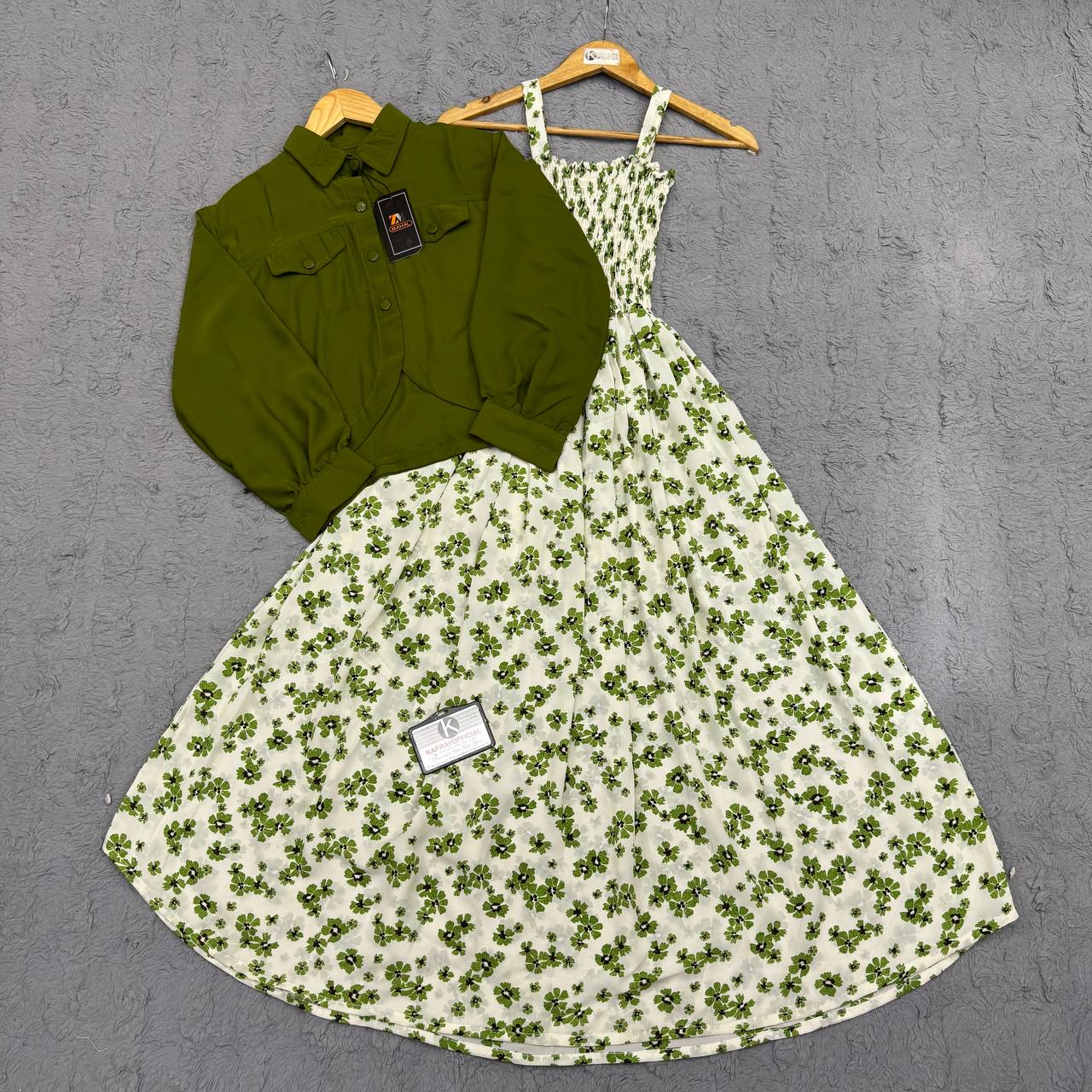 Floral Maxi Dress Set