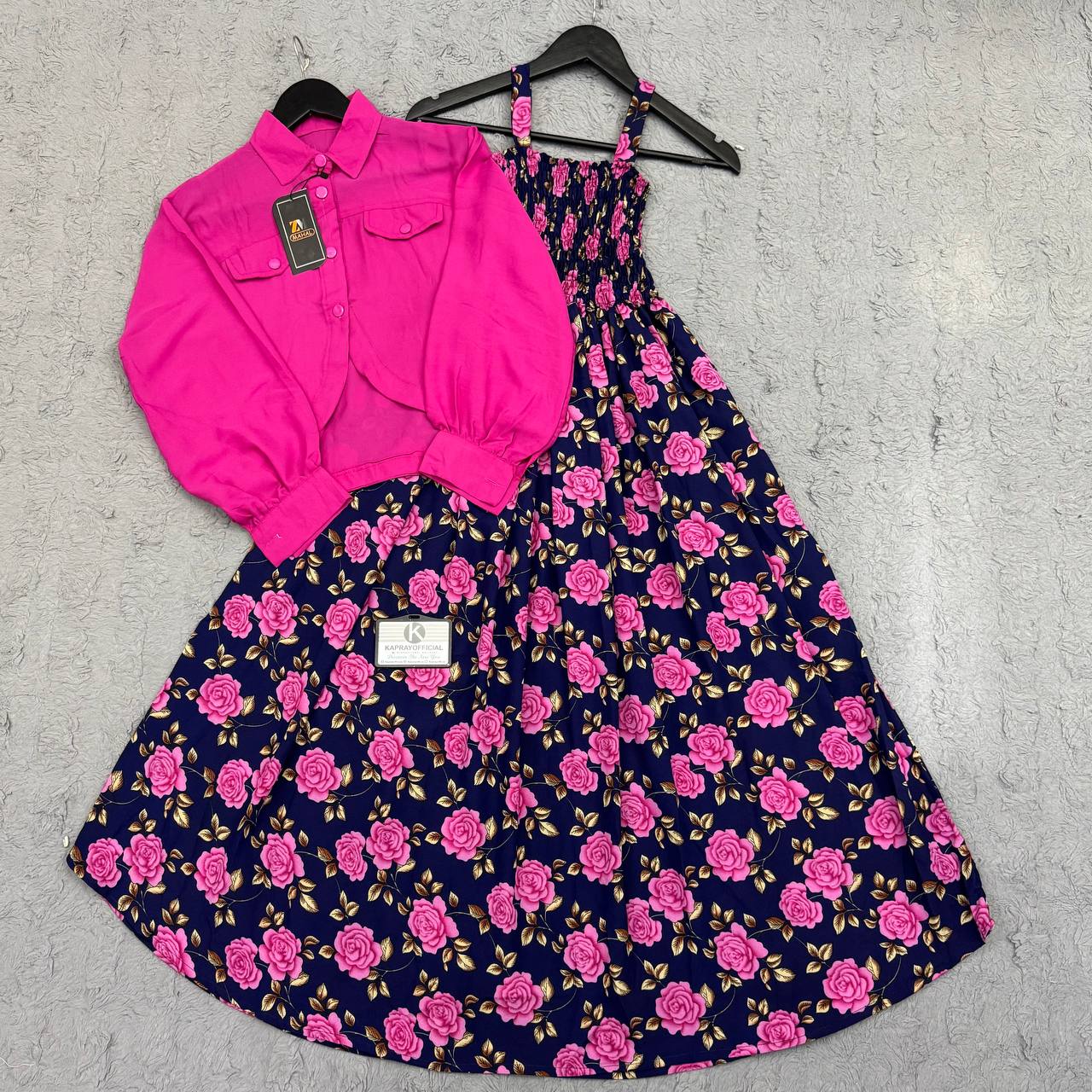 Floral Maxi Dress Set