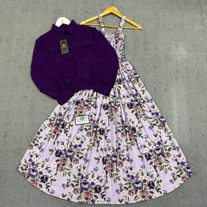 Floral Maxi Dress Set