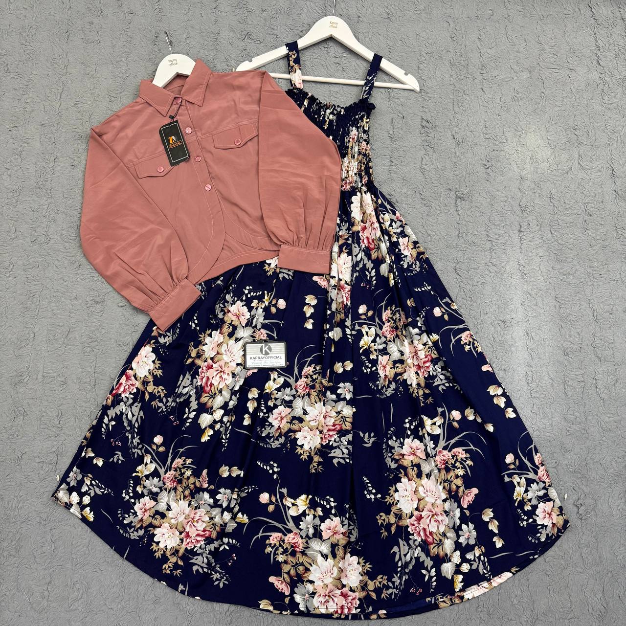 Floral Maxi Dress Set
