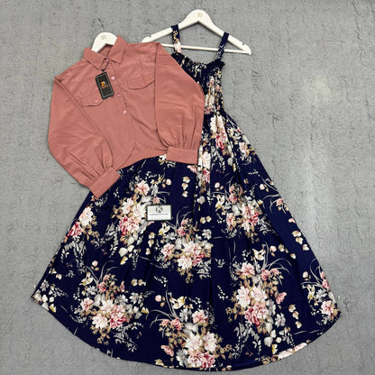 Floral Maxi Dress Set