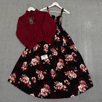 Floral Maxi Dress Set