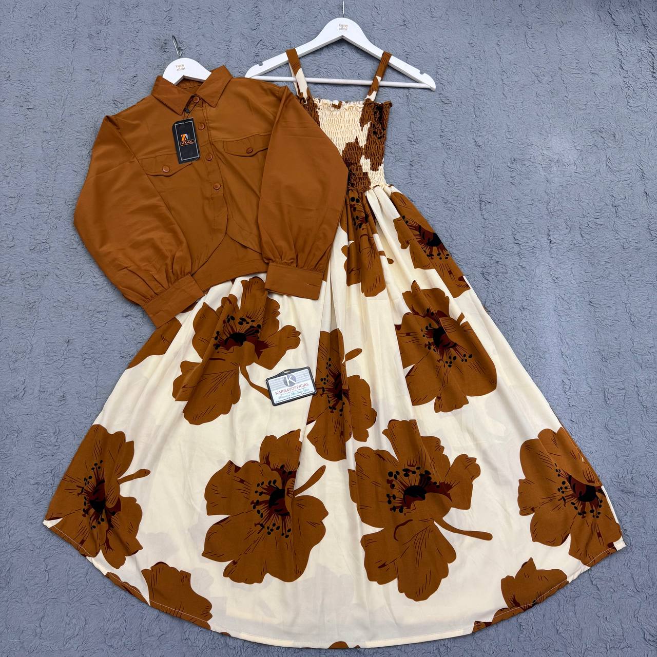 Floral Maxi Dress Set
