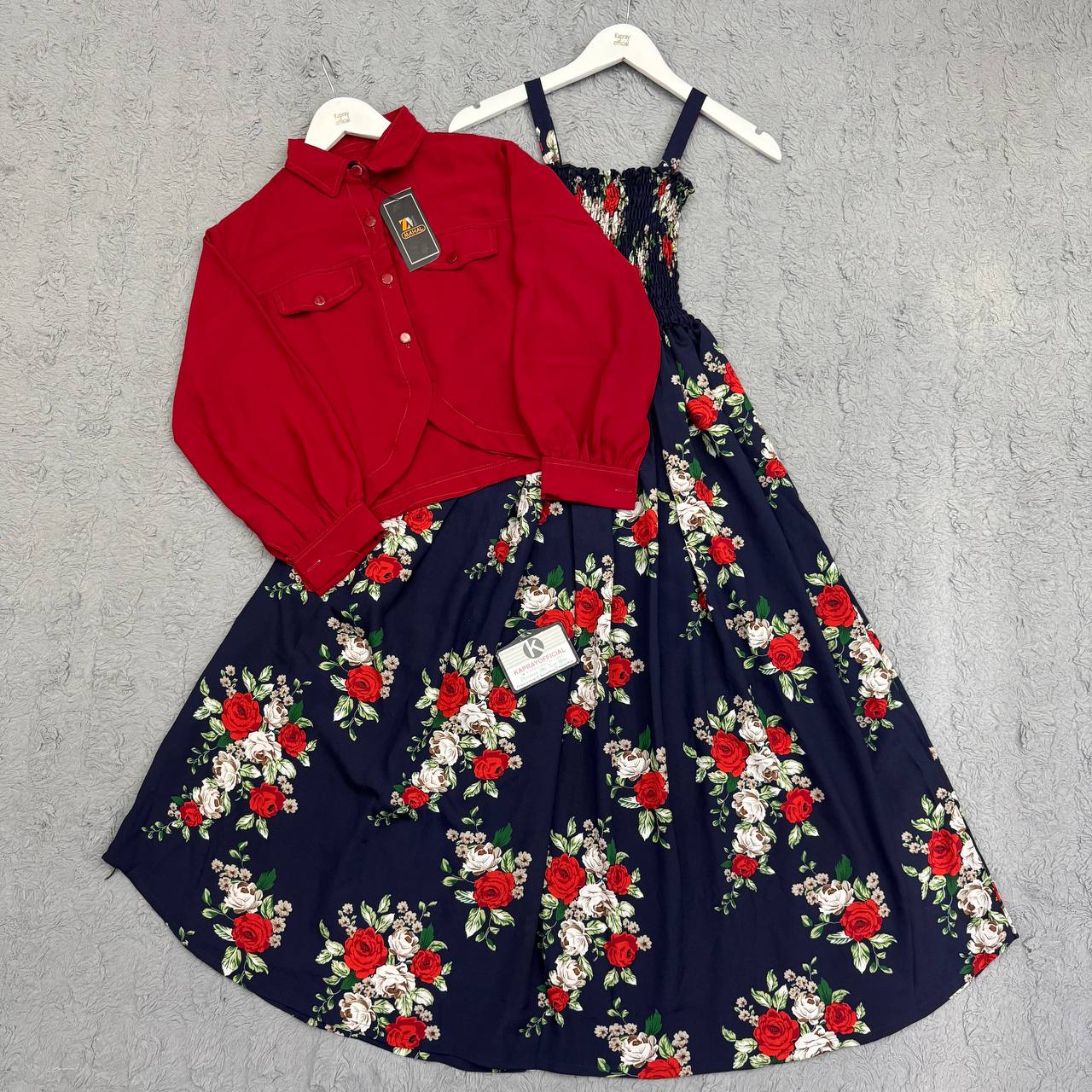 Floral Maxi Dress Set