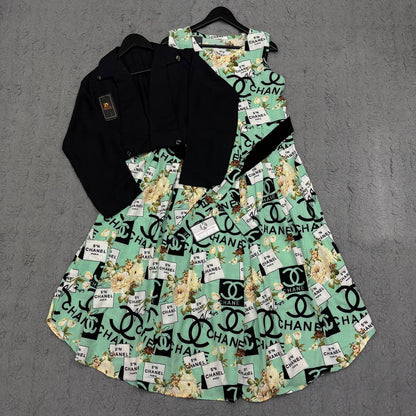 Elegant Georgette Cote Maxi Dress - Premium Fabric